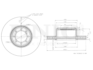 Rear brake disc photo