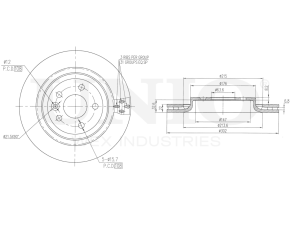 Rear brake disc photo