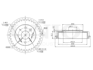 Rear brake drum photo