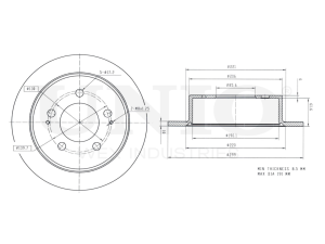 Rear brake disc photo