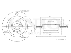 Rear brake disc photo
