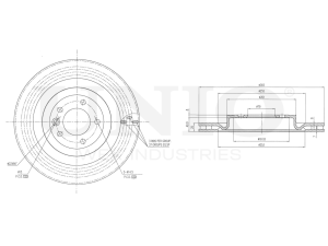 Rear brake disc photo