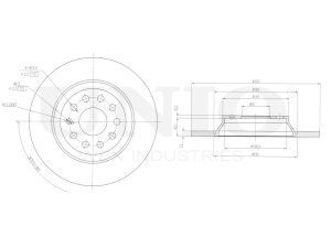 Rear brake disc photo