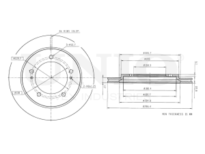 Front brake disc photo