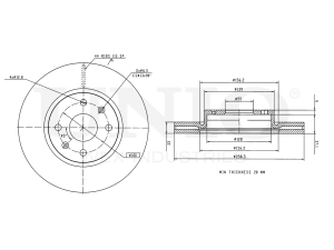 Front brake disc with Geomet® coating photo