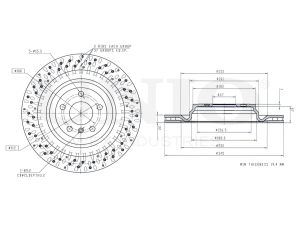 Rear brake disc photo