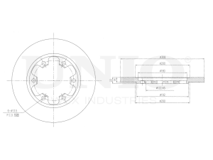 Rear brake disc photo