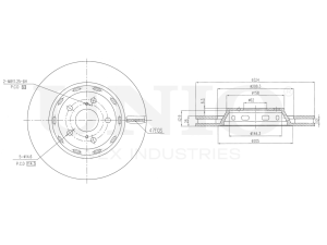 Front brake disc photo