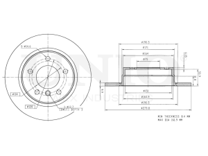 Rear brake disc photo