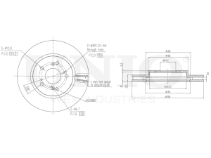 Front brake disc photo