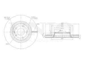 Front brake disc photo