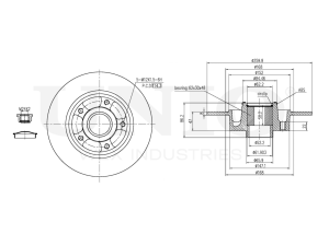 Rear brake disc photo