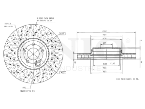 Front brake disc photo