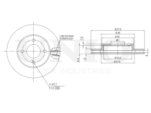 Front brake disc photo
