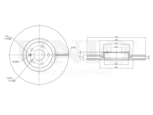 Front brake disc with Geomet® coating photo