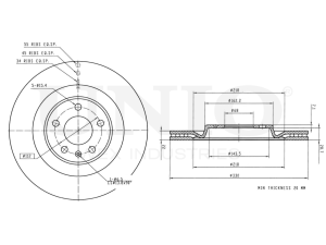 Rear brake disc photo