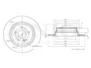 Rear brake disc photo