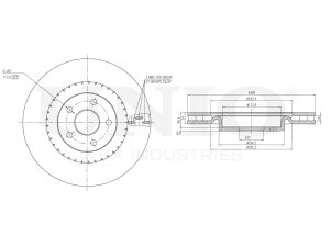Front brake disc photo