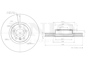 Front brake disc with Geomet® coating photo