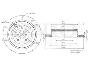 Rear brake disc photo
