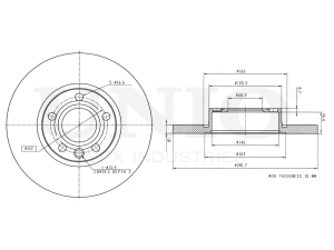 Front brake disc photo