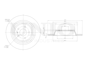 Rear brake disc photo