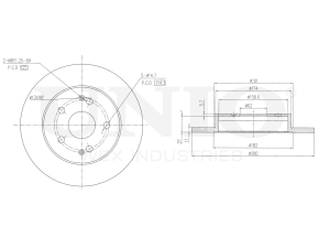 Rear brake disc photo