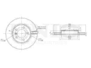 Front brake disc photo