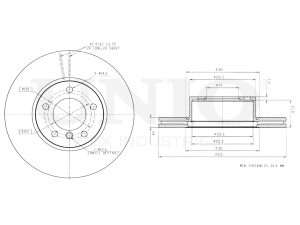 Front brake disc photo