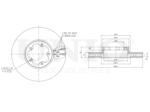 Front brake disc with Geomet® coating photo
