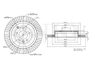Rear brake disc photo