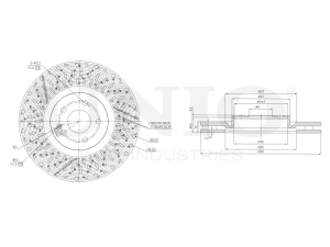 Front brake disc photo