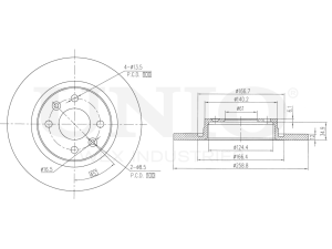 Front brake disc photo
