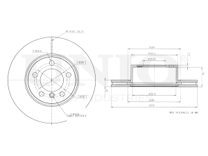 Front brake disc photo