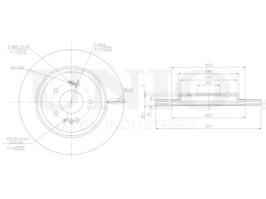 Rear brake disc photo