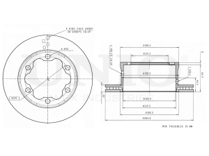 Rear brake disc photo