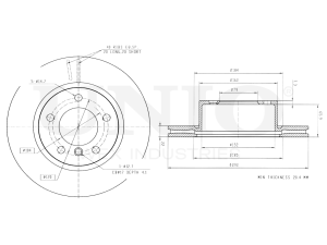 Front brake disc photo