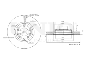 Front brake disc photo