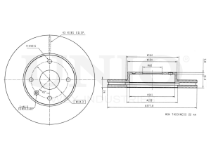 Front brake disc photo