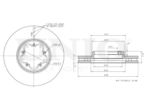 Front brake disc photo