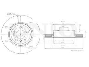 Front brake disc photo