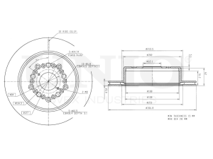 Rear brake disc photo