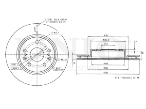 Front brake disc photo