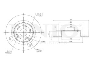 Rear brake disc with Geomet® coating photo