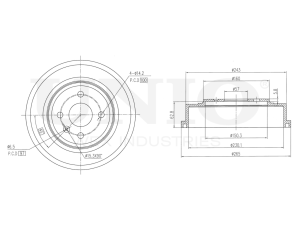 Rear brake drum photo