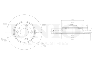 Front brake disc photo