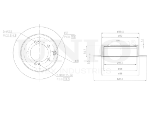 Rear brake disc photo