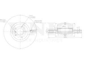 Front brake disc photo
