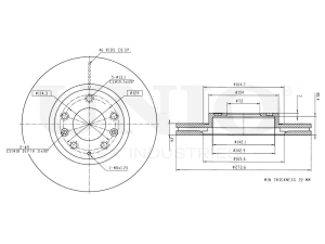 Front brake disc photo