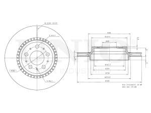 Rear brake disc photo